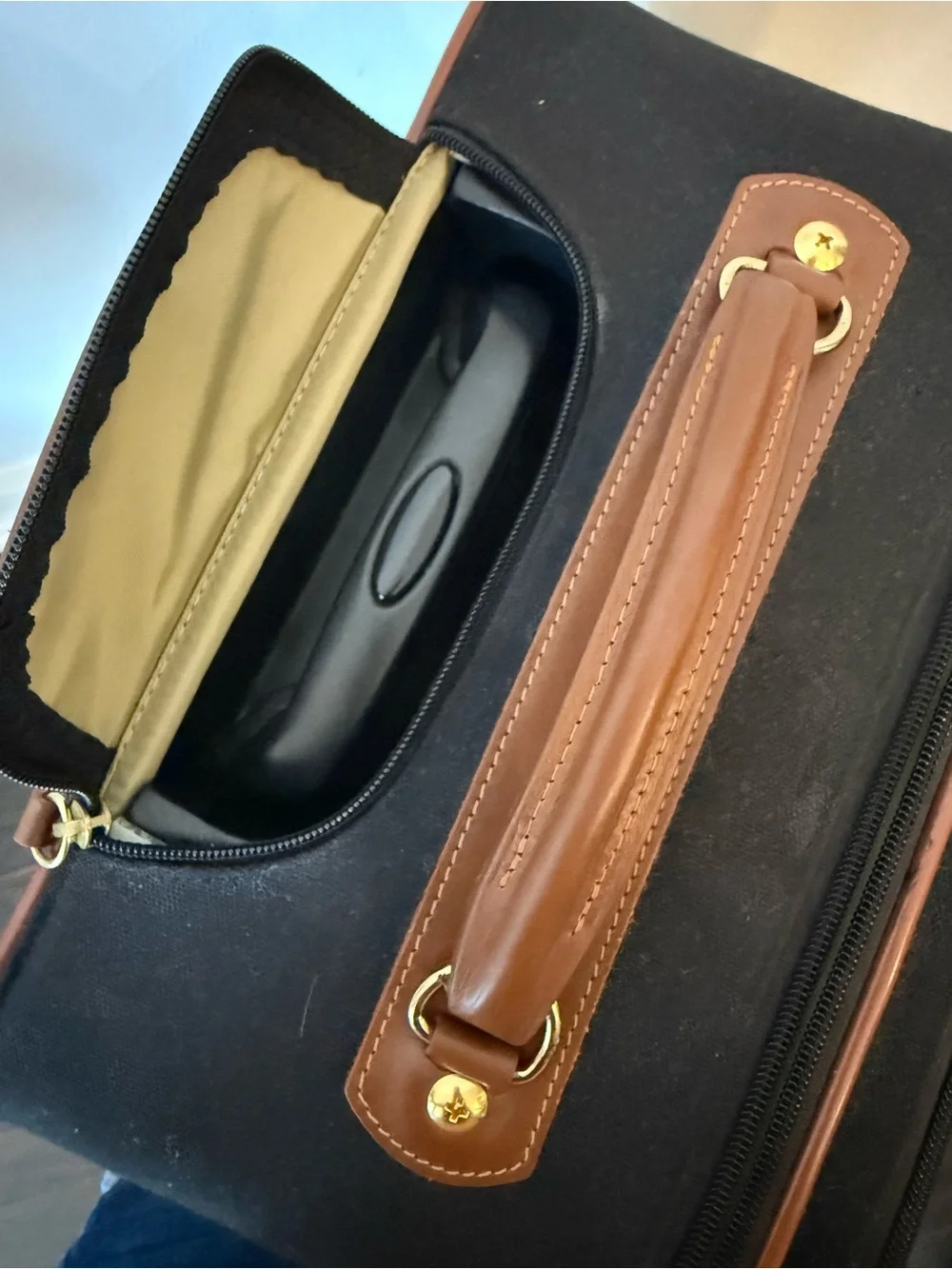 T. Anthony Wheeled 1 Suiter Suitcase: Like-new